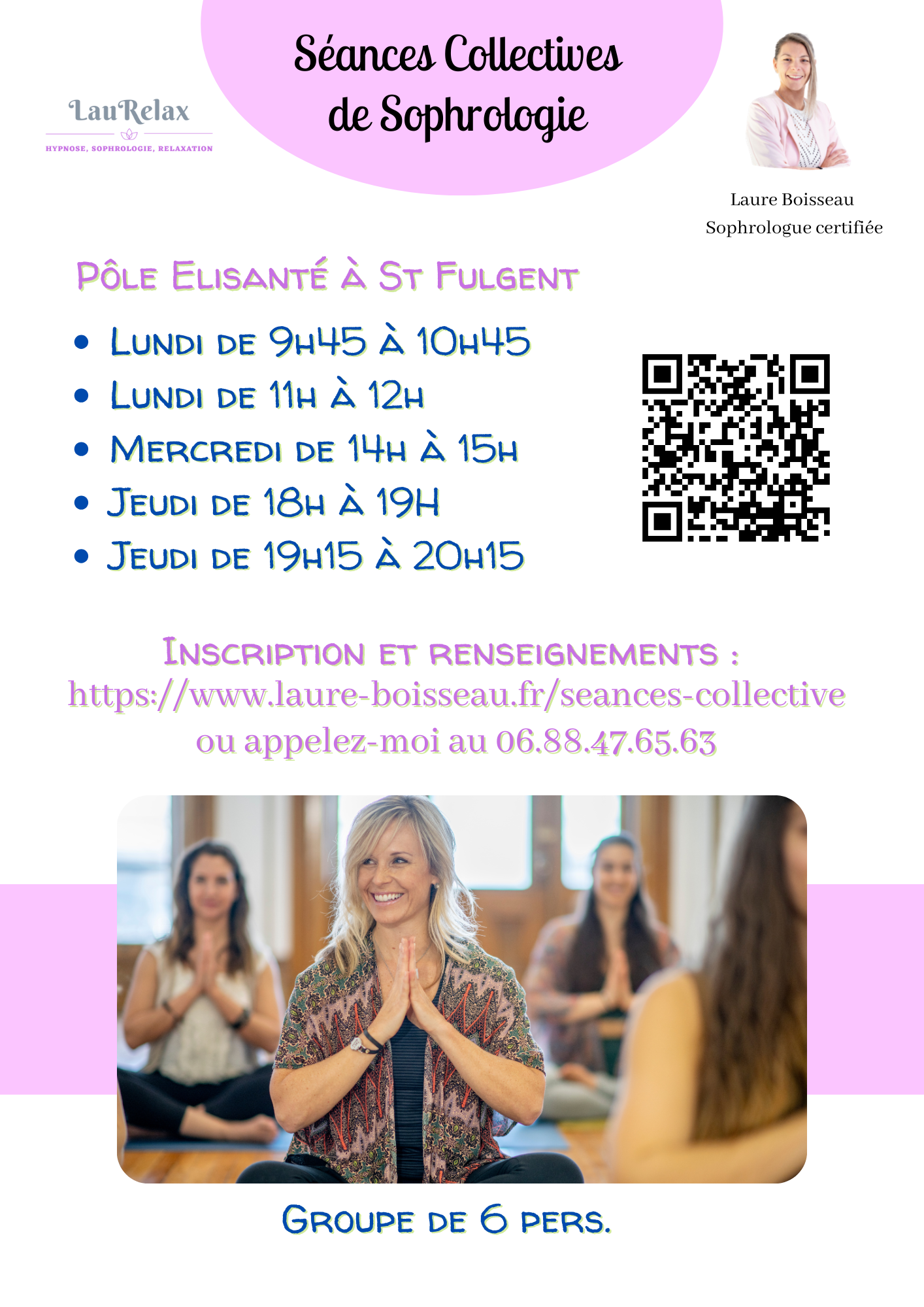 Séances collectives de sophrologie